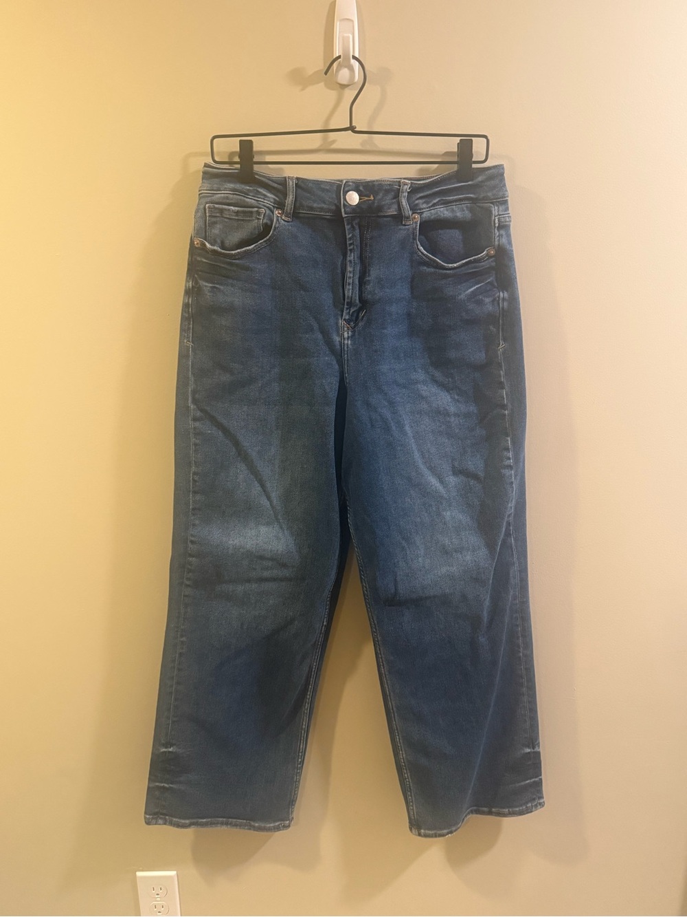 Dear John Indigo Cropped Straight Jeans